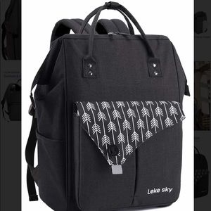 Travel Backpack 15.6 inches, Black Unisex
